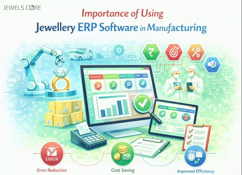 Jewels Core Importance of Using Jewellery ERP Software in Manufacturing